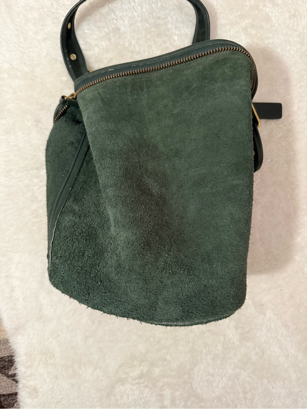 RARE! Vintage Coach Legacy XL Duffle 9085, Bottle Green Leather, Great Condition - Picture 12 of 14